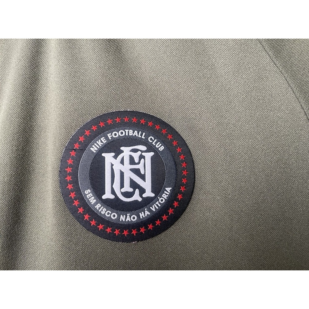 Nike FC Sem Ris Track Jacket Mens XL Green Football Club Full Zip Embroidered - Picture 2 of 9